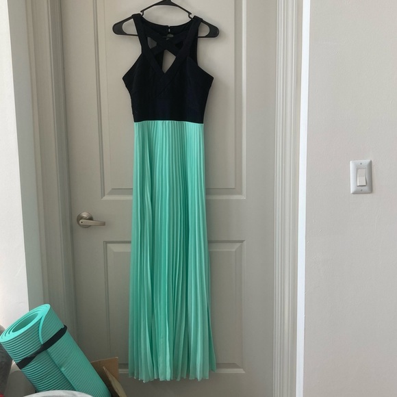 Black and mint green maxi dress by Crystal Doll size 5 - Picture 1 of 6